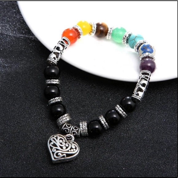 Winter Sale❄️ 7 Chakra Stone Healing Bracelet - Picture 4 of 5